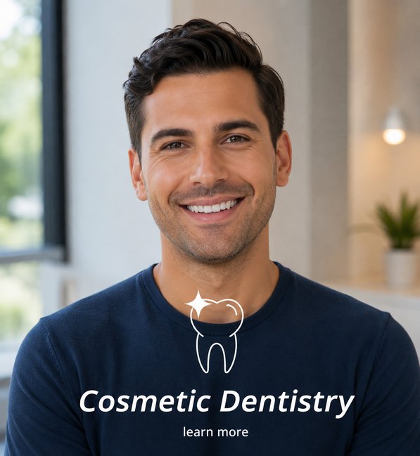 cosmetic dentistry man smiling